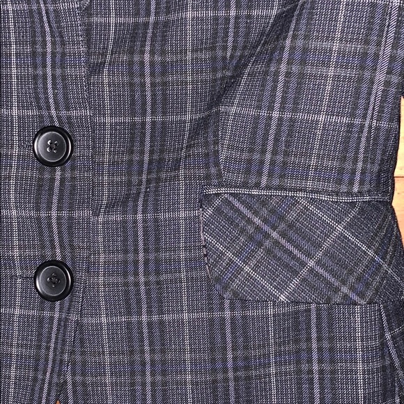 Express Design Studio Gray Blazer Jacket Size 2 - Picture 3 of 7